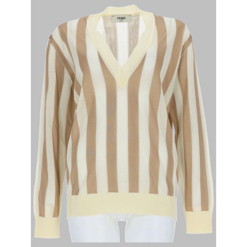 Fendi Women Maglia In Seta Pequin